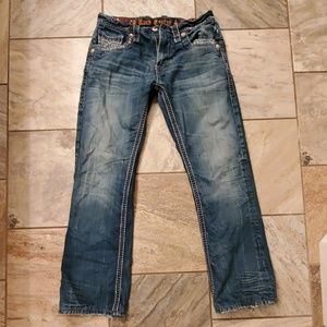 Rock Revival Olive Bootcut 32/30 Jeans